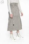 BORIS BIDJAN SABERI Apron WORKER1 F1603D Charcoal Grey